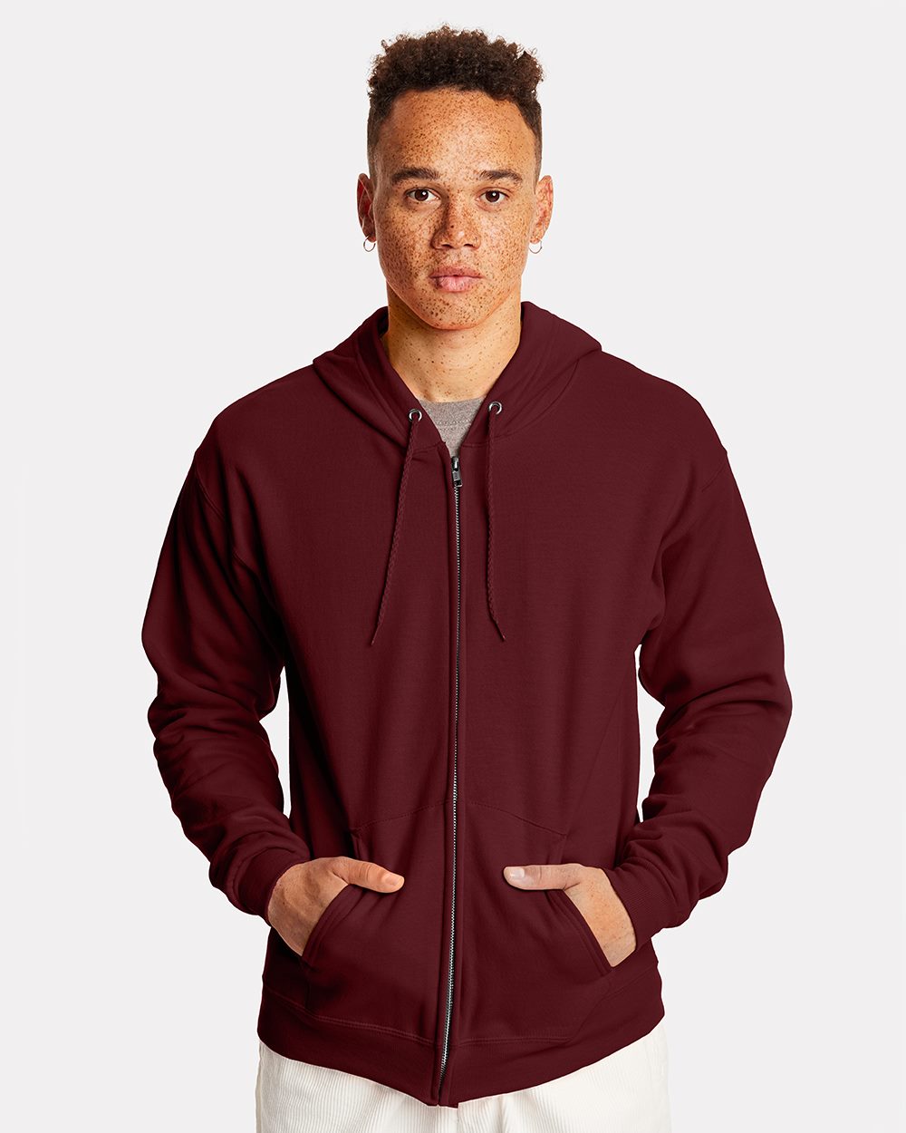 Hanes Ecosmart® Full-Zip Hooded Sweatshirt P180