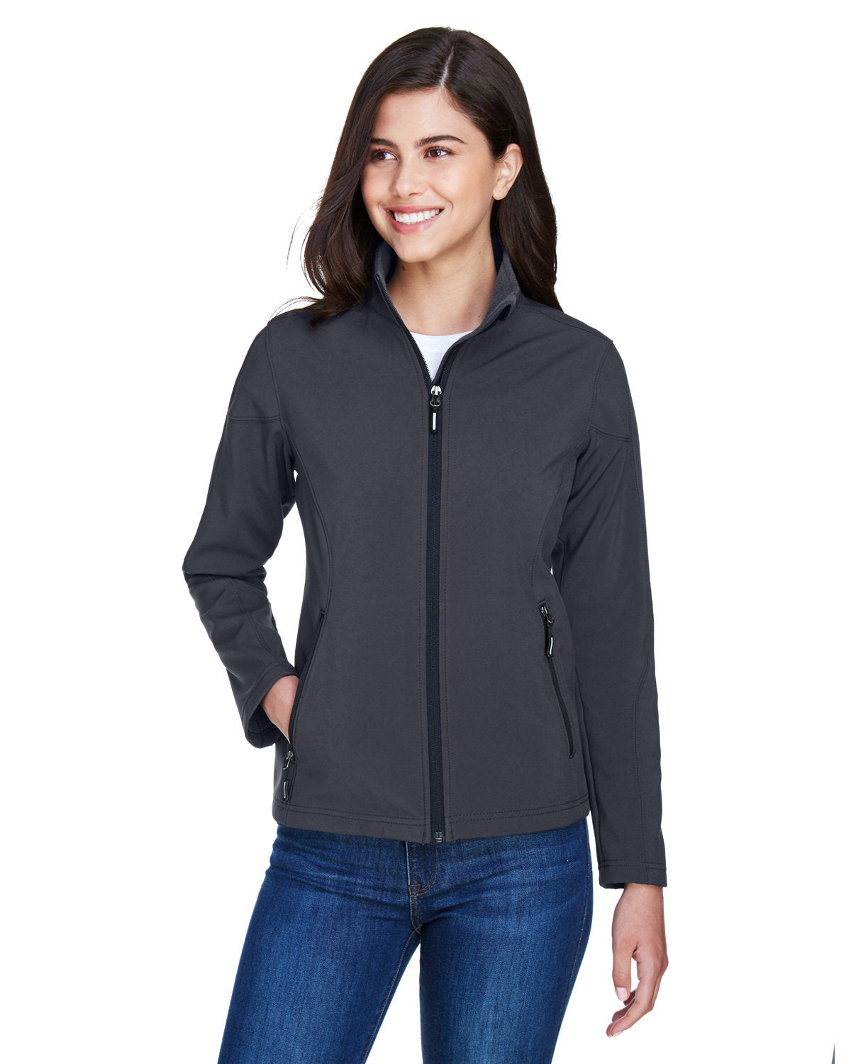 Core365 Ladies' Cruise Two-Layer Fleece Bonded Soft Shell Jacket 78184
