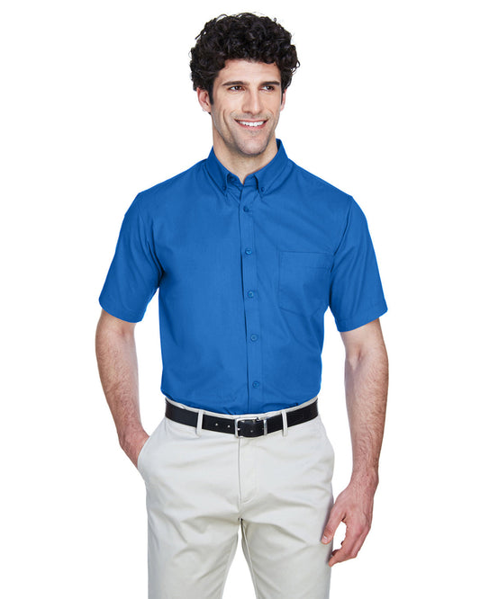 Core365 Men's Optimum Short-Sleeve Twill Shirt 88194