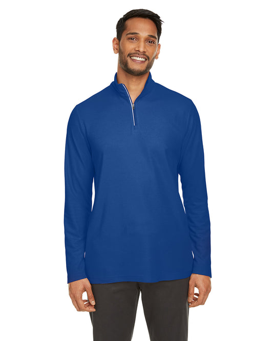 Core365 Men's Fusion ChromaSoft™ Pique Quarter-Zip CE405