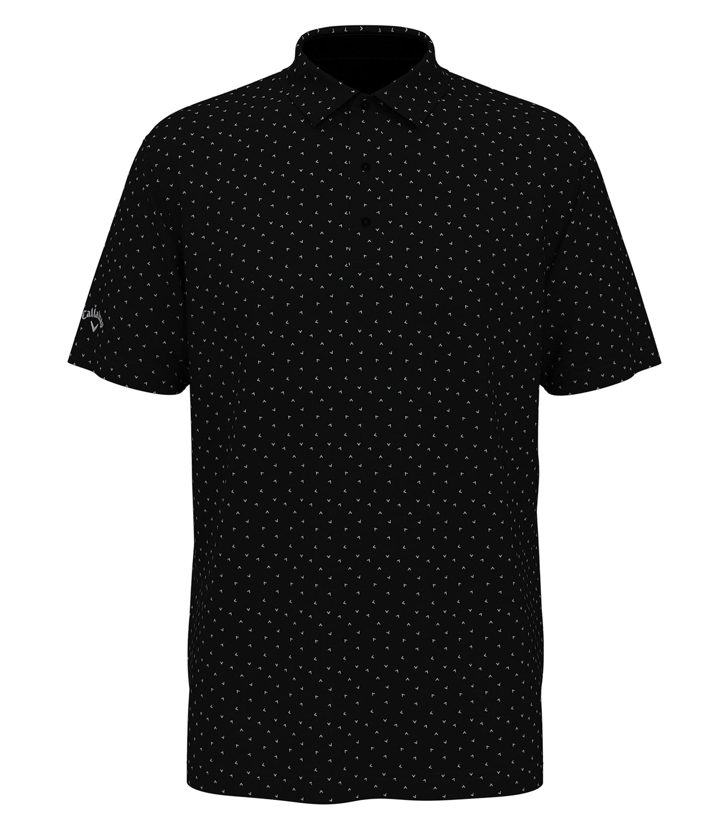 Callaway Micro Chev Print Polo CGM791