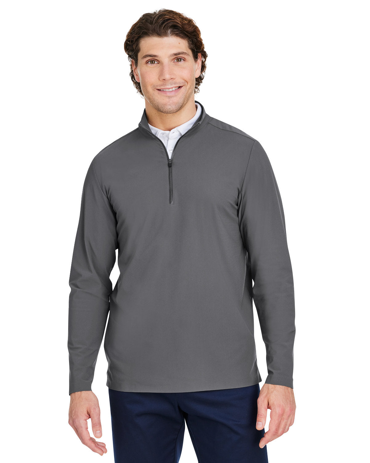 Devon & Jones CrownLux Performance® Men's Windsor Welded Quarter-Zip DG410