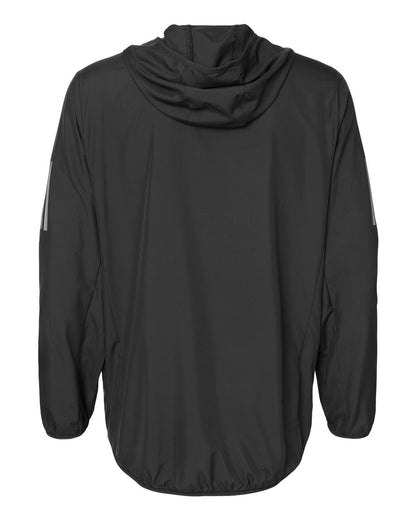 Adidas Hooded Full-Zip Windbreaker A524 #color_Black