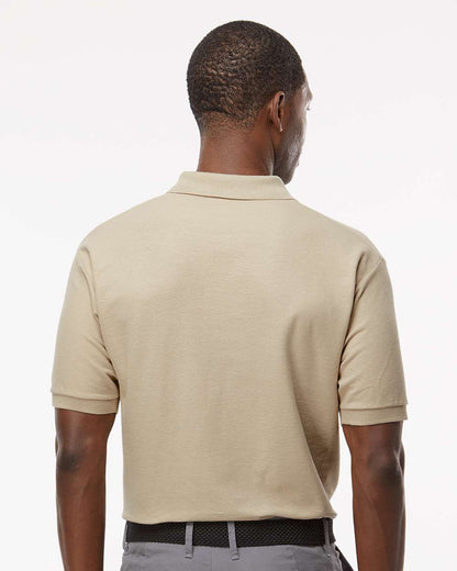 M&O Ring-Spun Piqué Polo 7002 #colormdl_Sand