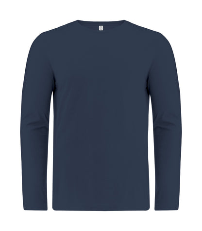 Atc Eurospun Ring Spun L/S Tee ATC8015 #color_True Navy