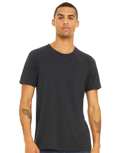 BELLA + CANVAS Triblend Tee 3413 #colormdl_Solid Dark Grey Triblend