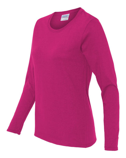 Gildan Heavy Cotton™ Women’s Long Sleeve T-Shirt 5400L #color_Heliconia