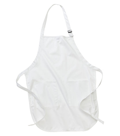 Atc Everyday Full Length Apron A100 #color_White