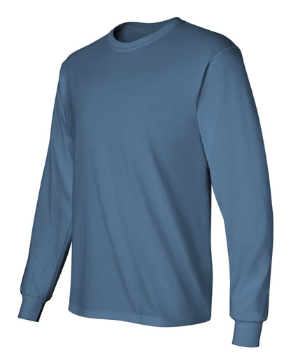 Gildan Ultra Cotton® Long Sleeve T-Shirt 2400 #color_Indigo Blue