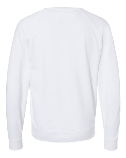 Independent Trading Co. Icon Lightweight Loopback Terry Crewneck Sweatshirt SS1000C #color_White