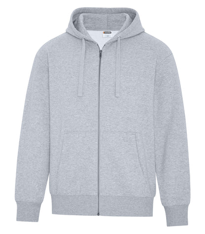 ATC WeRK Heavyweight Fleece FZ Hood WERK422 #color_Athletic Grey