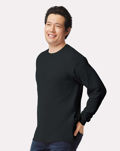 Gildan Ultra Cotton® Long Sleeve T-Shirt 2400 #colormdl_Black