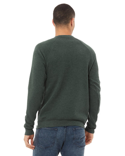BELLA + CANVAS Unisex Sponge Fleece Crewneck Sweatshirt 3901 #color_HEATHER FOREST