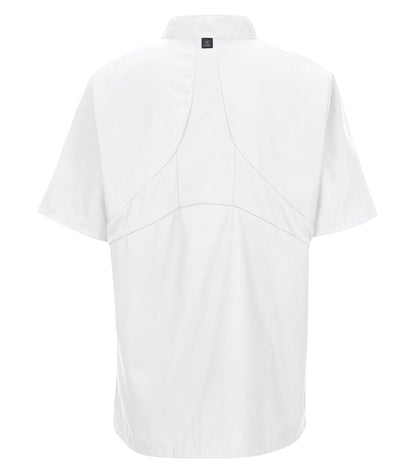 Red Kap SS ChefCoat w/ Mimix & OILBLOK 046X #color_White