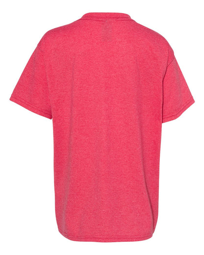 Gildan Heavy Cotton™ Youth T-Shirt 5000B #color_Heather Red