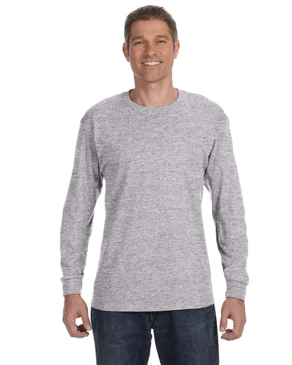 Gildan Adult Heavy Cotton™ Long-Sleeve T-Shirt G540 #color_SPORT GREY