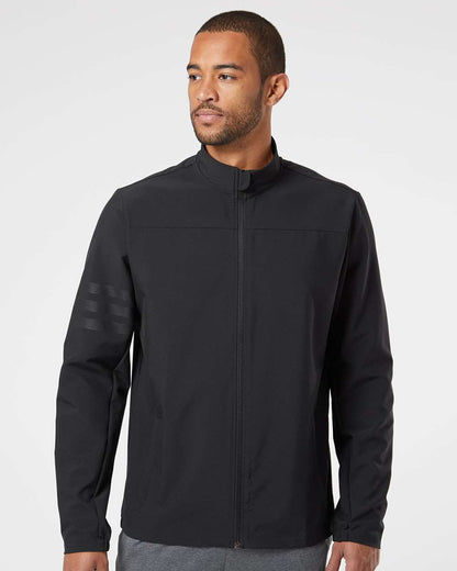 Adidas 3-Stripes Full-Zip Jacket A267 #colormdl_Black/ Black