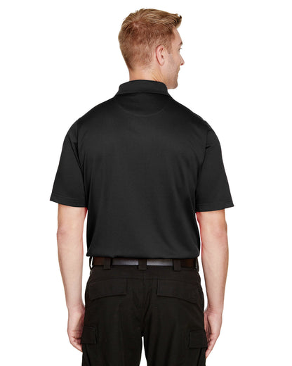 Harriton Men's Advantage Snag Protection Plus Polo M348 #color_BLACK