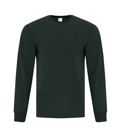 Atc Everyday Collection Everyday Cotton L/S Tee ATC1015 #color_Dark Green