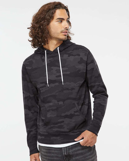 Independent Trading Co. Lightweight Hooded Sweatshirt AFX90UN #colormdl_Black Camo