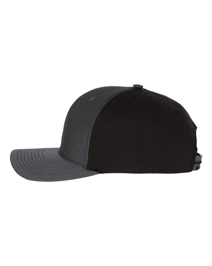 Richardson Twill Back Trucker Cap 312 #color_Charcoal/ Black