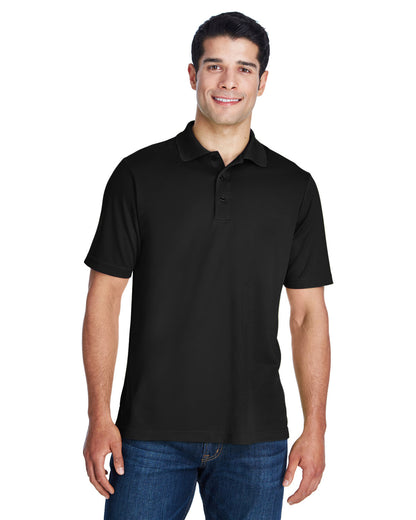 Core365 Men's Origin Performance Piqué Polo 88181 #color_BLACK