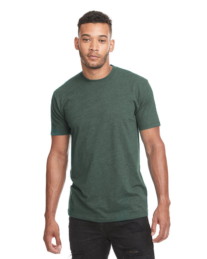 Next Level Apparel Unisex CVC Crewneck T-Shirt N6210 #color_HTHR FOREST GRN