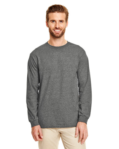 Gildan Adult Long-Sleeve T-Shirt G840 #color_GRAPHITE HEATHER