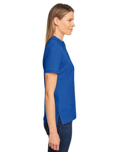 Harriton Ladies' Short-Sleeve Polo M200W #color_TRUE ROYAL