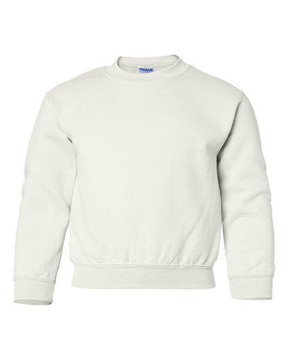 Gildan Heavy Blend™ Youth Sweatshirt 18000B #color_White