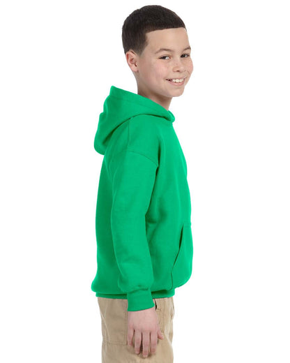 Gildan Youth Heavy Blend™ Hooded Sweatshirt G185B #color_IRISH GREEN