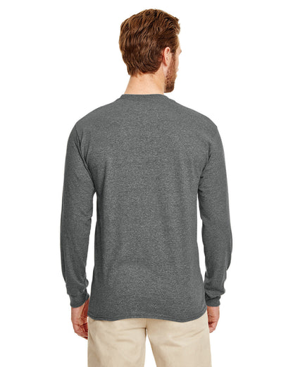 Gildan Adult Long-Sleeve T-Shirt G840 #color_GRAPHITE HEATHER