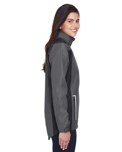 Team 365 Ladies' Dominator Waterproof Jacket TT86W #color_SPORT GRAPHITE