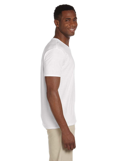 Gildan Adult Softstyle® V-Neck T-Shirt G64V #color_WHITE