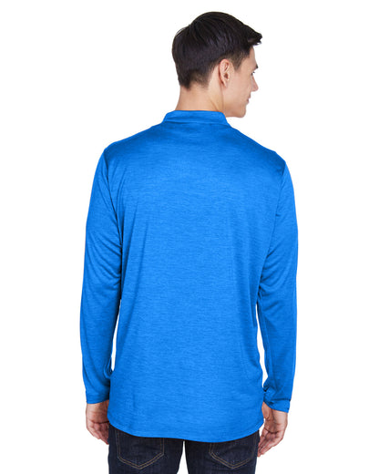 Core365 Men's Kinetic Performance Quarter-Zip CE401 #color_TRU ROYAL / CRBN