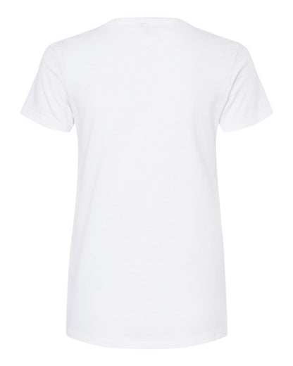 M&O Women's Gold Soft Touch T-Shirt 4810 #color_White