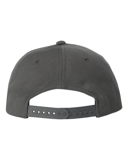 YP Classics Premium Five-Panel Snapback Cap 5089M #color_Dark Grey