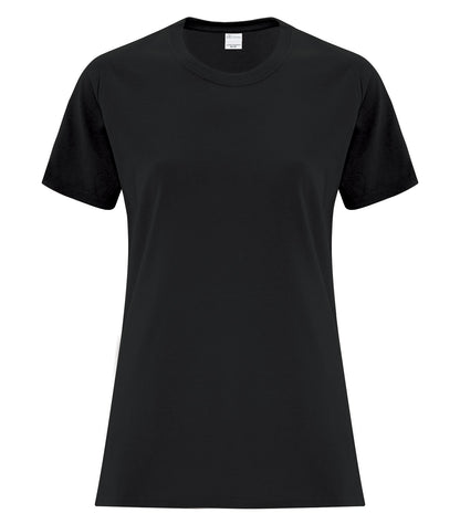 Atc Everyday Collection Everyday Cotton Lds' Tee ATC1000L #color_Black