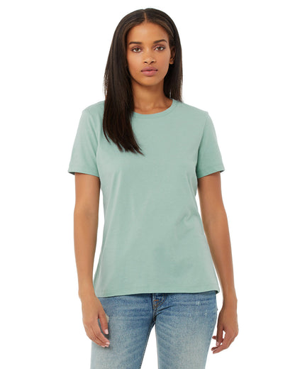 BELLA + CANVAS Ladies' Relaxed Jersey Short-Sleeve T-Shirt B6400 #color_DUSTY BLUE