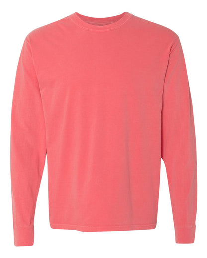 Comfort Colors Garment-Dyed Heavyweight Long Sleeve T-Shirt 6014 #color_Watermelon