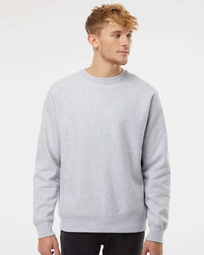 Independent Trading Co. Legend - Premium Heavyweight Cross-Grain Crewneck Sweatshirt IND5000C #colormdl_Grey Heather