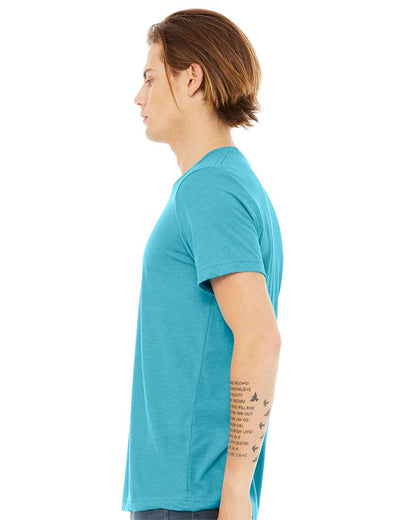 BELLA + CANVAS Triblend Tee 3413 #colormdl_Aqua Triblend