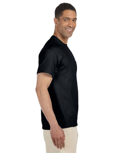 Gildan Adult Ultra Cotton®Pocket T-Shirt G230 #color_BLACK