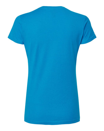 M&O Women's Fine Jersey T-Shirt 4513 #color_Fine Turquoise