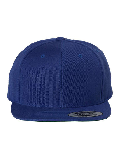 YP Classics Premium Flat Bill Snapback Cap 6089M #color_Royal Blue