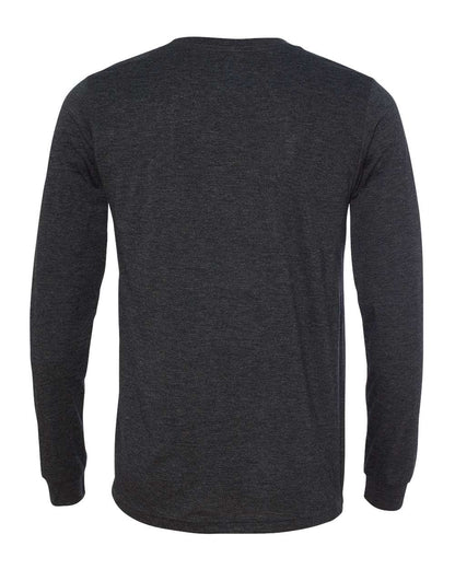 BELLA + CANVAS Triblend Long Sleeve Tee 3513 #color_Charcoal Black Triblend