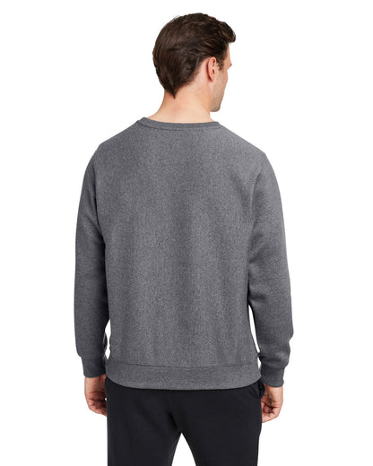 Team 365 Unisex Zone HydroSport™ Heavyweight Sweatshirt TT98 #color_DARK GREY HEATHR