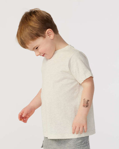 Rabbit Skins Toddler Fine Jersey Tee 3321 #colormdl_Natural Heather