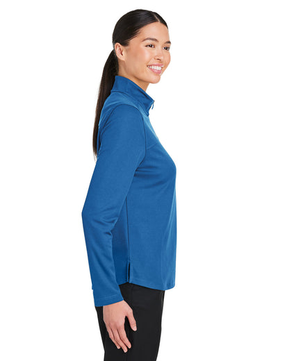 North End Ladies' Express Tech Performance Quarter-Zip NE412W #color_LT NAUTICAL BLU