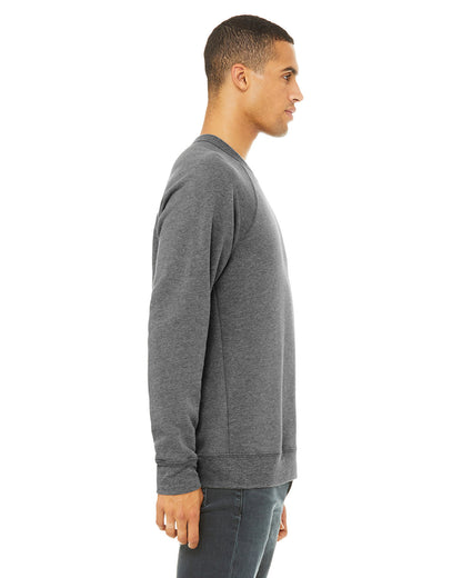 BELLA + CANVAS Unisex Sponge Fleece Crewneck Sweatshirt 3901 #color_GREY TRIBLEND